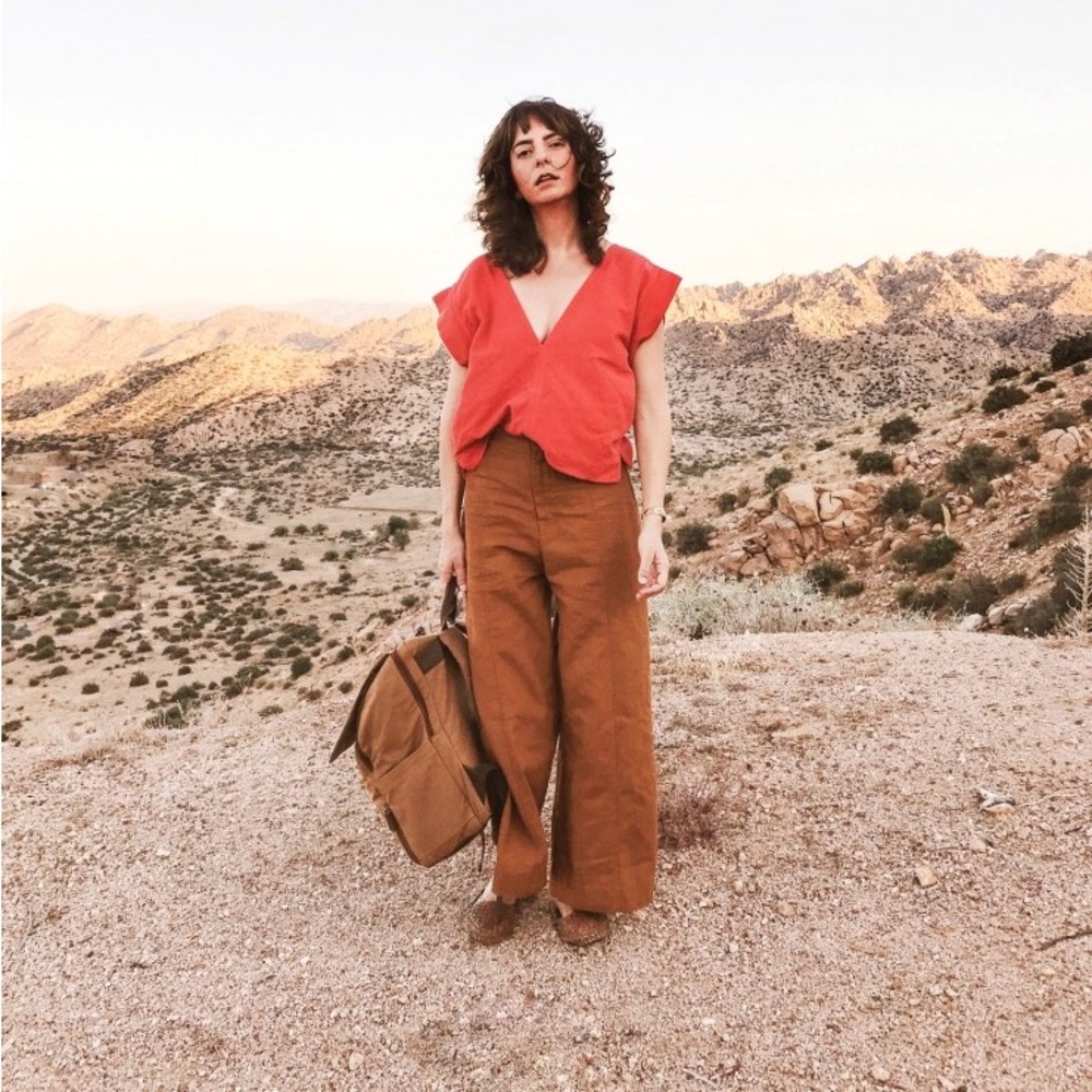 Esby Rose Top in Tomato Small